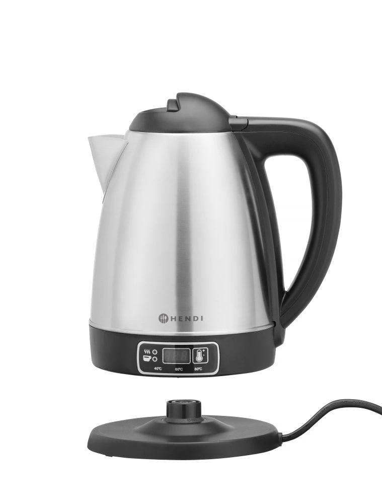Elektrischer Wasserkocher Mit Temperaturregelung, HENDI, 1,8L, 230V/1800W, 225x168x(H)288mm 5 Elektrischer Wasserkocher Mit Temperaturregelung, HENDI, 1,8L, 230V/1800W, 225x168x(H)288mm – Bild 5