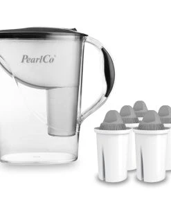 Pearlco Wasserfilter Standard Anthrazit Inkl. 6 Protect+ Filterkartuschen