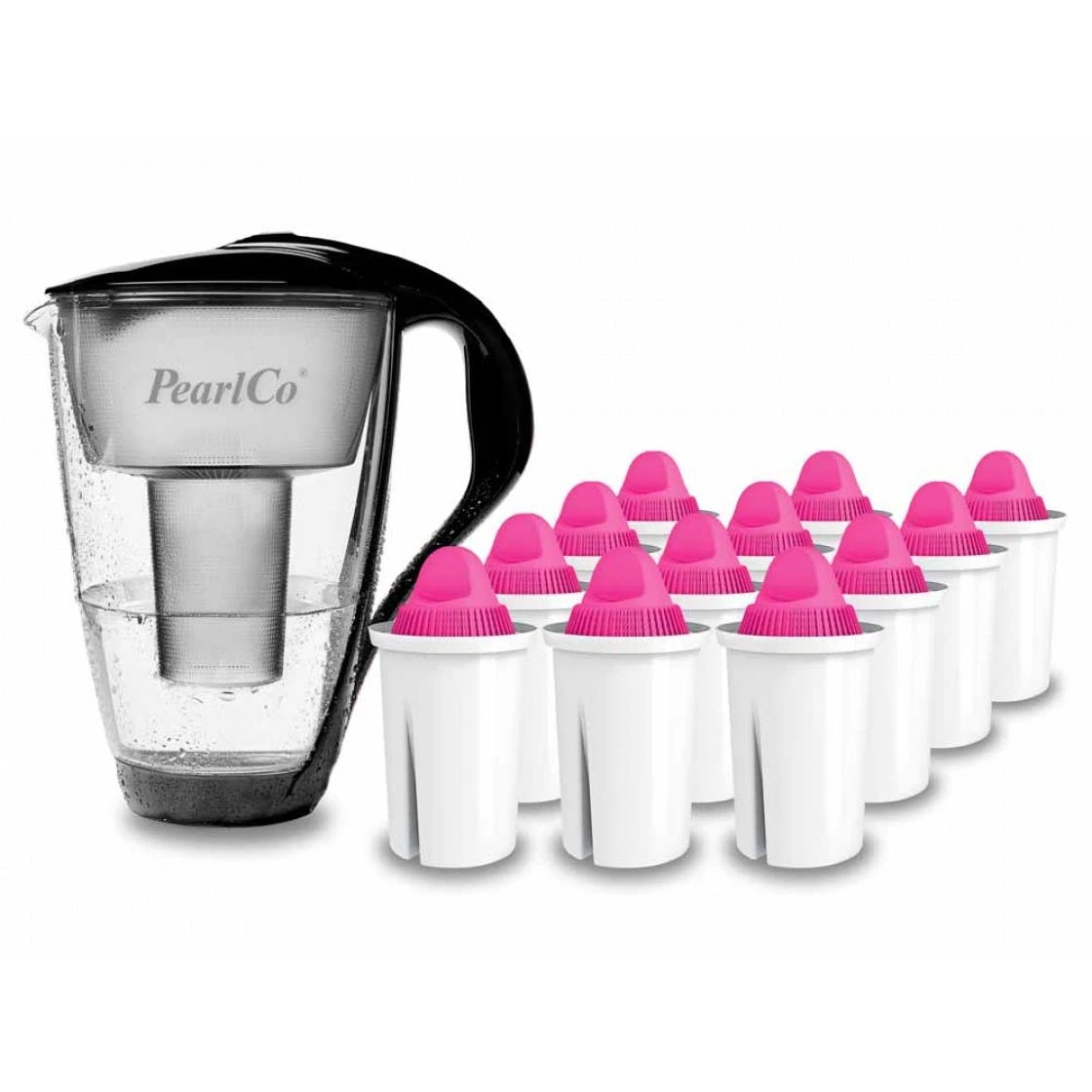 Pearlco Glas-Wasserfilter Rot Inkl. 12 AquaMag Filterkartuschen 5 Pearlco Glas-Wasserfilter Rot Inkl. 12 AquaMag Filterkartuschen – Bild 5