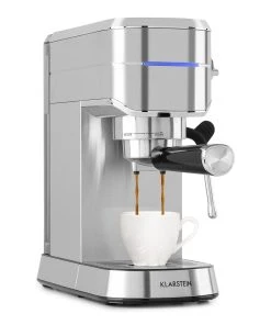 Klarstein Arabica Comfort Espressomaschine 1350W 20 Bar 1,8l Touch-Bedienfeld Edelstahl Silber -HENDI-Geschäft da817497 e332 4a57 8d1e f39e2c3749ec 3