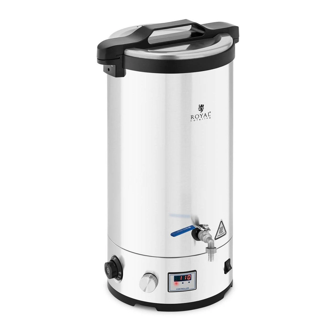 Royal-catering Royal Catering Maischekessel - 30 L - 700 / 1.800 / 2.500 W - 30 - 110 °C - Edelstahl - Royal Catering 2 Royal-catering Royal Catering Maischekessel - 30 L - 700 / 1.800 / 2.500 W - 30 - 110 °C - Edelstahl - Royal Catering – Bild 2