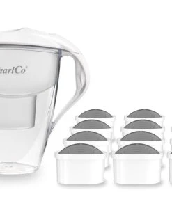 Pearlco Wasserfilter Astra Weiß Inkl. 12 Protect+ Filterkartuschen