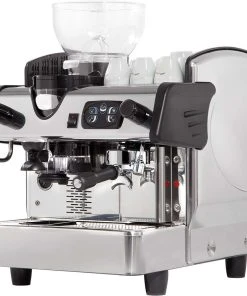 Stalgast Eingruppige Siebträgermaschine Mit Kaffeemühle, 460 X 590 X 630 Mm (BxTxH)