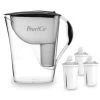 Pearlco Wasserfilter Fashion Anthrazit Inkl. 3 Universal Filterkartuschen