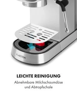 Klarstein Futura Espressomaker 20 Bar 1450W 20 Bar 1,25l Rostfreier Edelstahl 13 Klarstein Futura Espressomaker 20 Bar 1450W 20 Bar 1,25l Rostfreier Edelstahl -HENDI-Geschäft e3da8904 f337 46f6 aa7d fba9808b4891