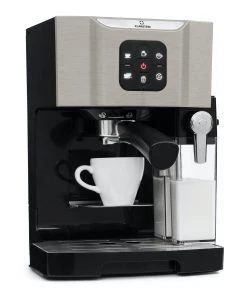 Klarstein BellaVita Kaffeemaschine 3-in-1 1450 W 20 Bar Milchsch?umer Grau