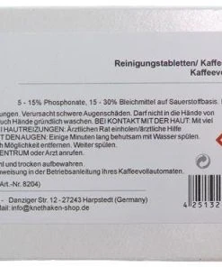 Null Reinigungstabletten Für Kaffeevollautomaten | á 10 Stück, Ø18mm Je 2,5g, Blister In Faltschachtel + Anleitung 11 Null Reinigungstabletten Für Kaffeevollautomaten | á 10 Stück, Ø18mm Je 2,5g, Blister In Faltschachtel + Anleitung -HENDI-Geschäft f24051bf b4bb 4683 bd39 00add56e8c38