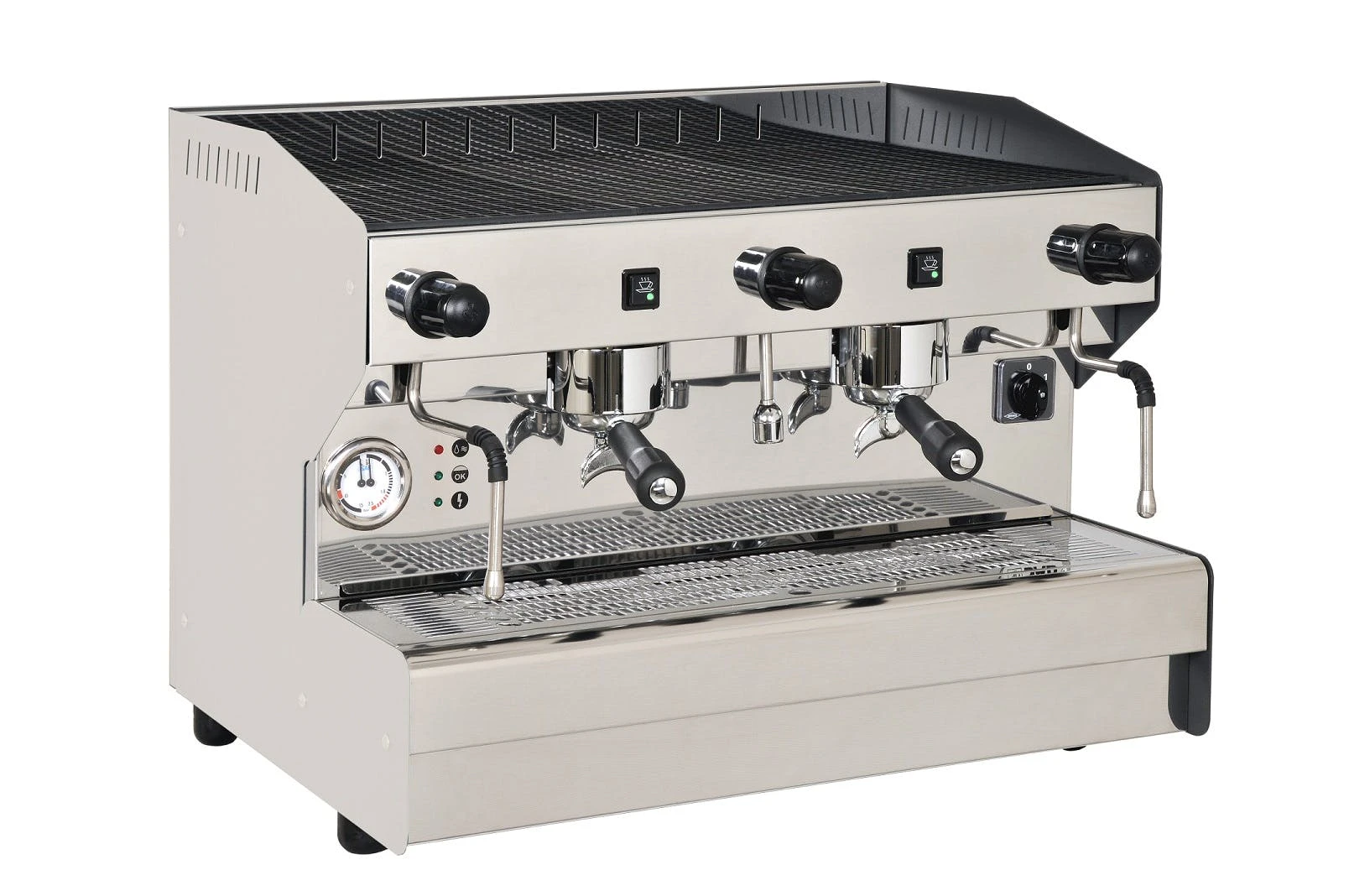 Gmg Siebträger - Espressomaschine BAROSSI Professionale Compact 2 Gr. Autom. - Edelstahlausführung 3 Gmg Siebträger - Espressomaschine BAROSSI Professionale Compact 2 Gr. Autom. - Edelstahlausführung – Bild 3