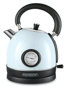Null Monzana Wasserkocher Retro BPA Frei Blau