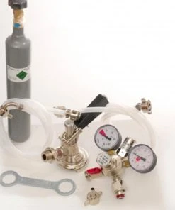 Null Zubehörpaket Mit Flach Fitting, 7mm Bierschlauch Und 0,5 Kg CO2 Flasche